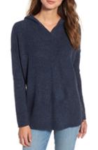 Women's Caslon Side Button Hooded Sweater