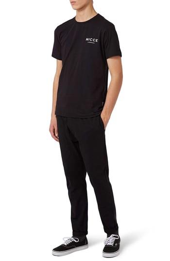 Men's Topman Nicce Graphic T-shirt - Black