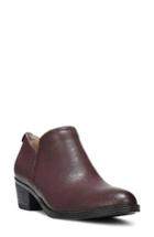 Women's Naturalizer 'zarie' Block Heel Bootie .5 M - Burgundy