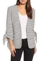 Women's Gibson Tie Sleeve Knit Blazer, Size - Black