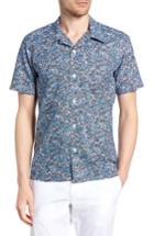 Men's Jeff Laguna Novelty Trim Fit Sport Shirt - Blue