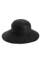 Women's Eric Javits 'squishee Iv' Wide Brim Hat - Black
