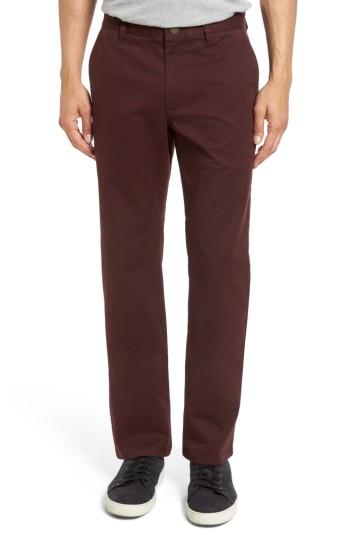 Men's Bonobos Slim Fit Stretch Washed Chinos X 30 - Burgundy