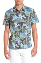Men's Lucky Brand Aloha Floral Print Woven Shirt - Blue