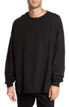 Men's Represent Relaxed Fit Long Sleeve T-shirt - Black