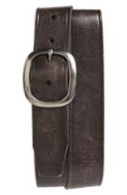 Men's John Varvatos Collection Distressed Leather Belt - Dark Brown