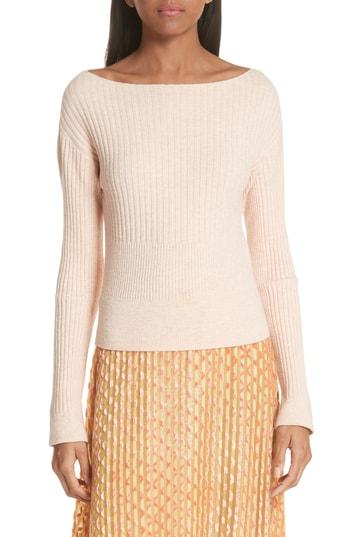 Women's Rachel Comey Distend Ribbed Sweater - Pink