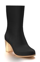 Women's Shoes Of Prey Block Heel Boot C - Black