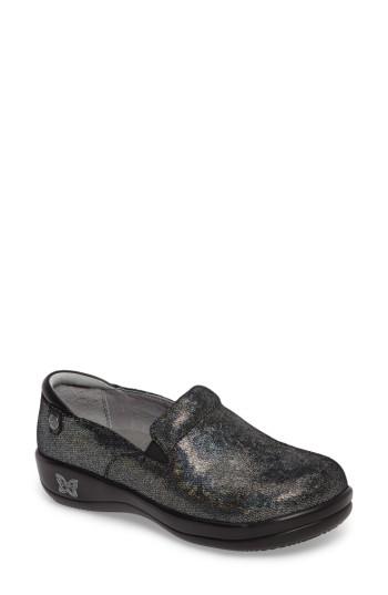 Women's Alegria 'keli' Embossed Clog -9.5us / 39eu - Grey