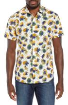 Men's Bonobos Premium Slim Fit Floral Print Sport Shirt R - White