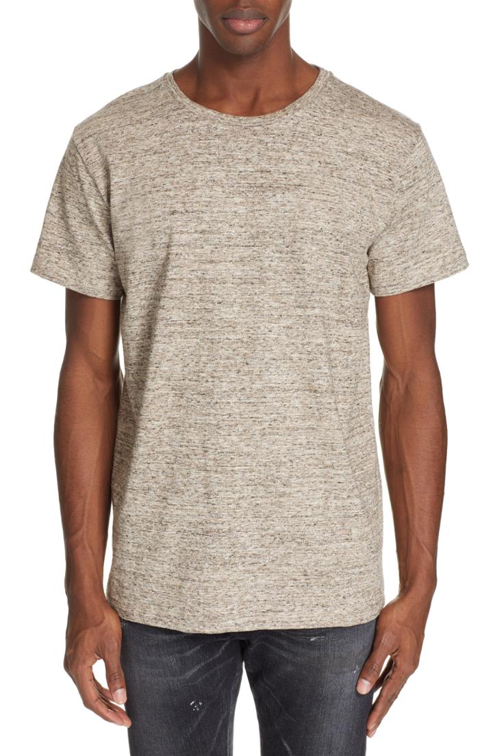 Men's John Elliott Classic Crewneck T-shirt - Beige