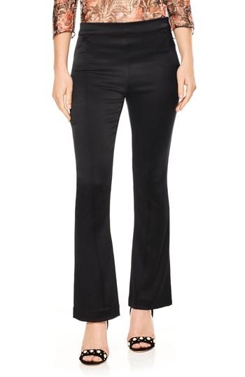 Women's Sandro Cass Flare Leg Pants - Black