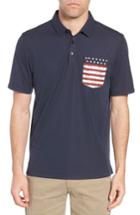 Men's Travis Mathew Gibli Pocket Polo - Blue