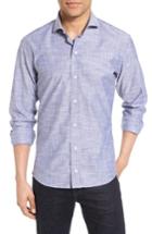 Men's Ledbury The Mcdaniel Slim Fit Sport Shirt - Grey
