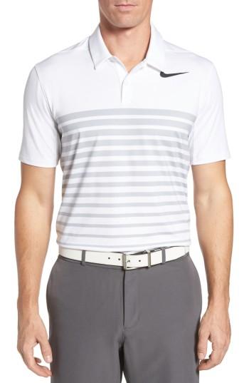 Men's Nike Dry Golf Polo - White