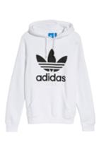 Men's Adidas Originals Trefoil Graphic Hoodie, Size - White