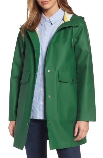Women's Pendleton Surrey Hooded Rain Slicker - Green
