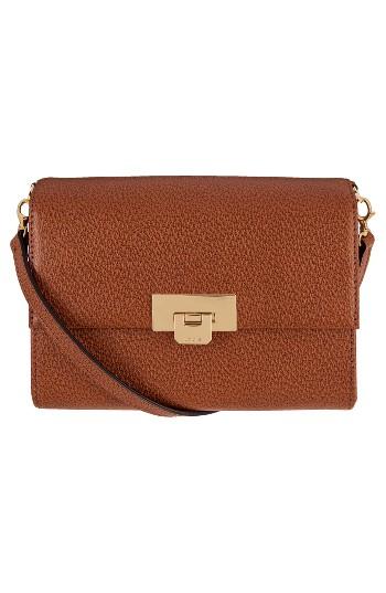 Lodis Small Stephanie Eden Leather Crossbody Bag - Brown
