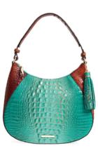 Brahmin Amira Leather Shoulder Bag - Blue/green