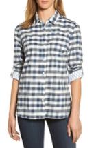 Women's Tommy Bahama Fragmented Gingham Shirt - Blue