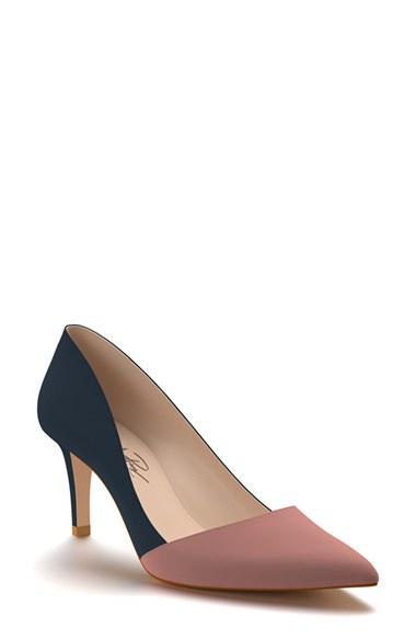 Women's Shoes Of Prey Pointy Toe Pump .5 B - Blue