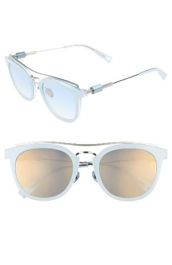 Women's Haze Zeal 52mm Aviator Sunglasses - Sky