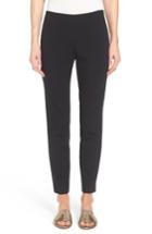 Women's Lafayette 148 New York Heyward Punto Milano Slim Pants, Size - Black