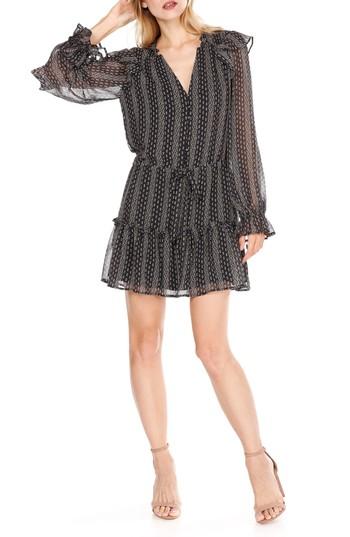 Women's Paige Pomello Silk Blouson Dress - Black