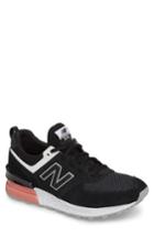 Men's New Balance 574 T3 Sport Sneaker D - Black
