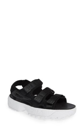 Women's Fila Disruptor Sandal M - Black