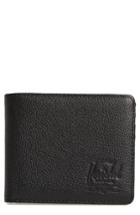 Men's Herschel Supply Co. Tile Roy Leather Bifold Wallet - Black