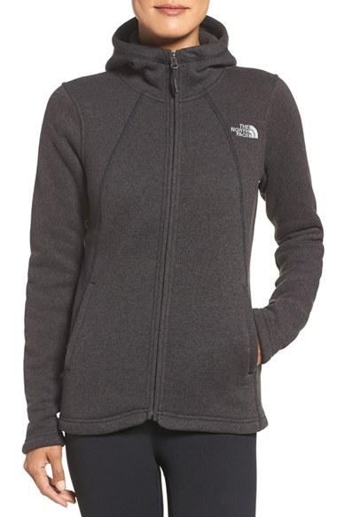 Women's The North Face 'crescent' Fleece Jacket - Black