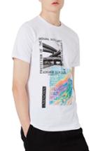 Men's Topman Slim Fit Graphic T-shirt - White