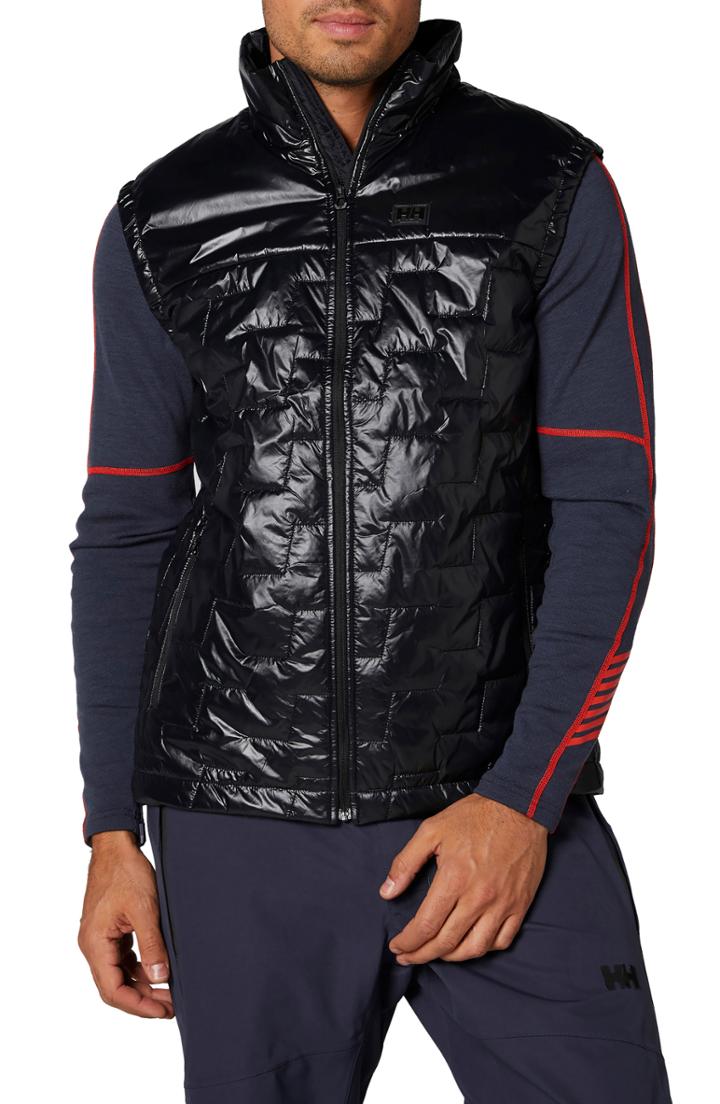 Men's Helly Hansen Liftaloft(tm) Hybrid Water- & Wind-resistant Insulator Vest - Black