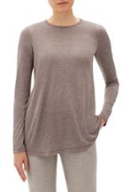 Women's Lafayette 148 New York Lexia Featherweight Jersey Top - Brown