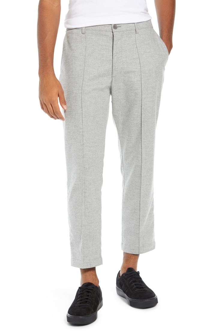 Men's Ymc Hand Me Down Straight Fit Pants - Grey