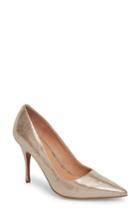 Women's Linea Paolo Payton Pointy Toe Pump .5 M - Metallic