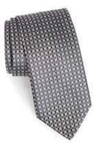 Men's Brioni Grid Silk Tie