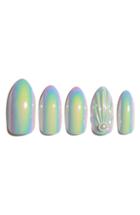 Static Nails Mermaids Are Real Holographic Pop-on Reusable Manicure Set -