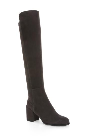 Women's Stuart Weitzman Alljack Over The Knee Boot .5 M - Grey