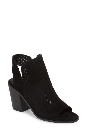 Women's Steve Madden Maxine Perforated Bootie M - Black