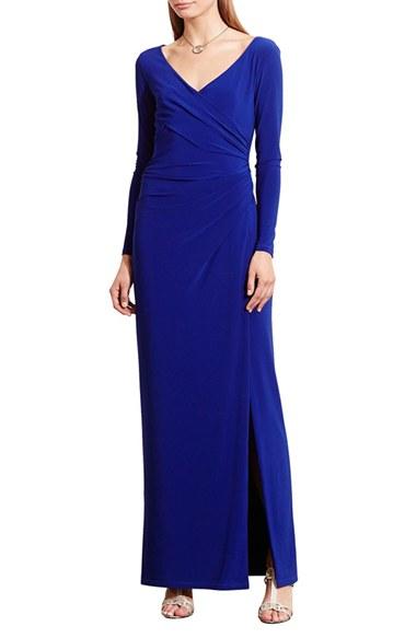 Women's Lauren Ralph Lauren Jersey Gown