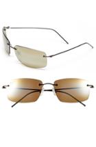 Men's Maui Jim 'sandhill - Polarizedplus2' 57mm Polarized Sunglasses - Gloss Dark Brown/ Hcl Bronze