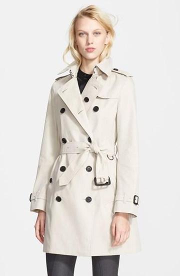 Women's Burberry London 'buckingham' Double Breasted Trench