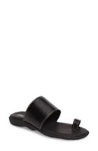 Women's Famolare Band & Deliver Toe Loop Slide Sandal M - Grey