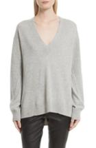 Women's Rag & Bone Ace Cashmere Sweater, Size - Grey