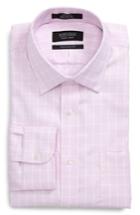 Men's Nordstrom Men's Shop Traditional Fit No-iron Check Dress Shirt .5 34/35 - Pink