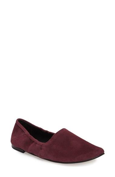 Women's Rebecca Minkoff Romy Slip-on Flat M - Burgundy