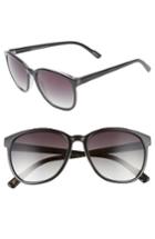 Women's D'blanc Afternoon Delight 56mm Gradient Lens Sunglasses - Black Crystal Gloss/ Gradient