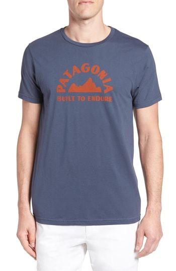 Men's Patagonia Geologers Organic Cotton T-shirt - Blue